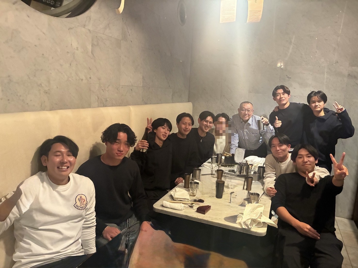 成績上位者を集めた祝賀会です！