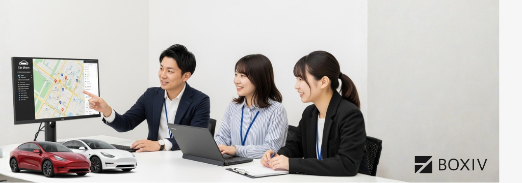 株式会社BOXIVのカーシェアサービスのオペレーションクルー募集のカバー画像