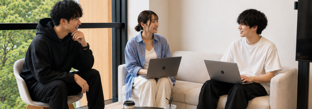 FISM株式会社の【採用直結／福岡／全学年OK】インフルエンサーとクライアントの架け橋を担うプランニングポジション！大手メーカーとも直接取引◎代表直下でWebマーケティングの幅広い経験がしたい方集まれ！のカバー画像