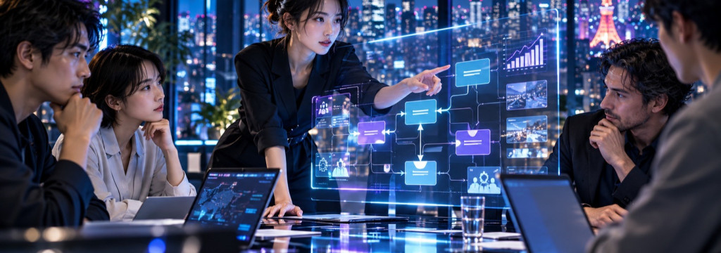 株式会社VEXUMの東京｜企業の課題を整理し、AI導入を前へ。顧客・チームを動かすARIS統括候補2名のカバー画像