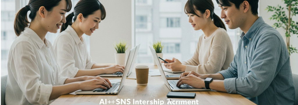 株式会社MarvelWorksの【SNS×AI】代表直下でSNSマーケティングの0→1を学ぶ長期インターン募集❗️UFJ/広告代理店など内定者排出✨️｜評価制度あり✨️｜インターン生15名以上在籍✨️のカバー画像
